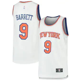 youth fanatics branded rj barrett white new york knicks 201-436